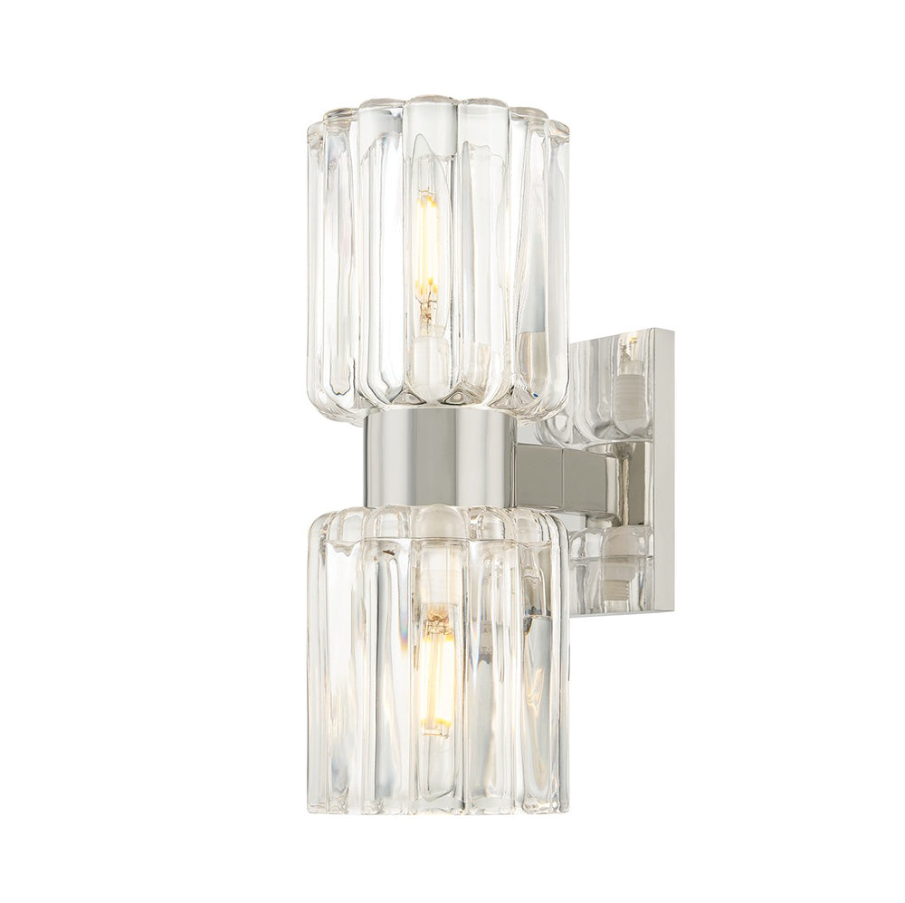 Mitzi Canada - Two Light Bath - Danae - Polished Nickel- Union Lighting Luminaires Decor
