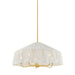 Mitzi Canada - Five Light Pendant - Shivonne - Aged Brass- Union Lighting Luminaires Decor