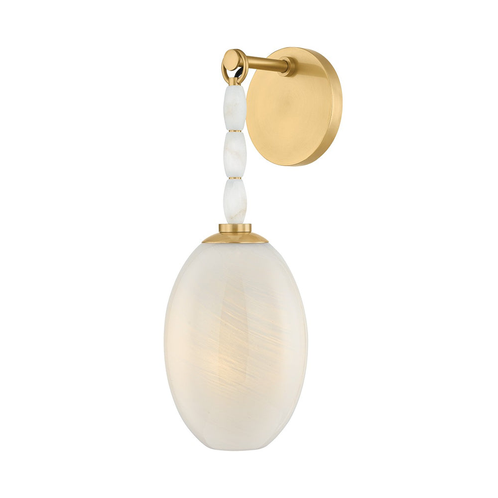 Mitzi Canada - One Light Wall Sconce - Yolanda - Aged Brass- Union Lighting Luminaires Decor