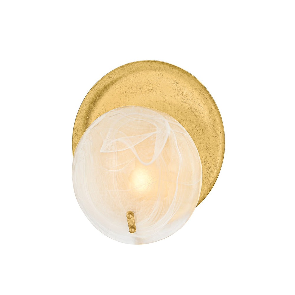 Mitzi Canada - One Light Wall Sconce - Shanette - Vintage Gold Leaf- Union Lighting Luminaires Decor