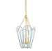 Mitzi Canada - Three Light Lantern - Clarisse - Aged Brass- Union Lighting Luminaires Decor
