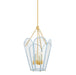 Mitzi Canada - Four Light Lantern - Clarisse - Aged Brass- Union Lighting Luminaires Decor