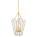Mitzi Canada - Four Light Lantern - Clarisse - Aged Brass- Union Lighting Luminaires Decor