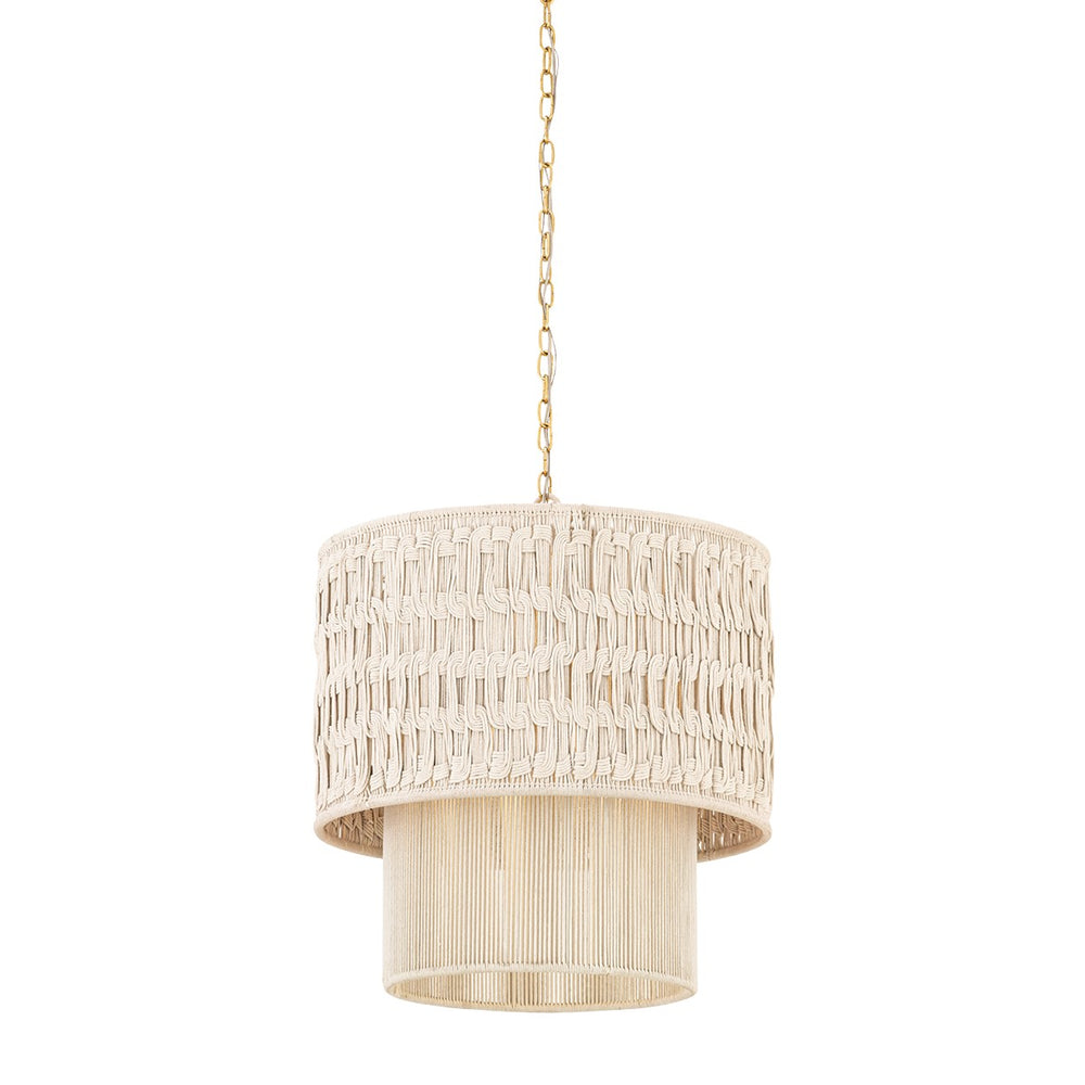 Mitzi Canada - One Light Chandelier - Lisbeta - Aged Brass- Union Lighting Luminaires Decor