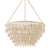 Mitzi Canada - Five Light Chandelier - Tiffany - Aged Brass- Union Lighting Luminaires Decor