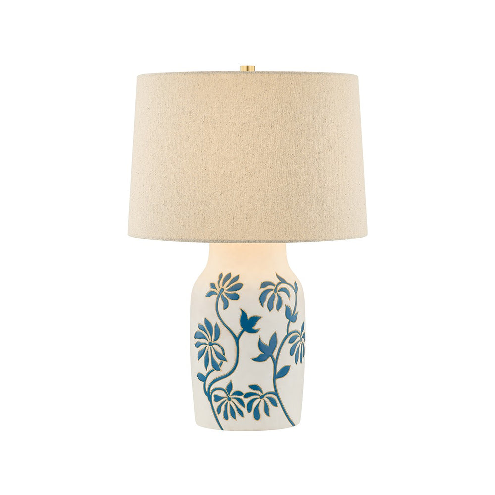 Mitzi Canada - One Light Table Lamp - Yazmeen - Aged Brass- Union Lighting Luminaires Decor