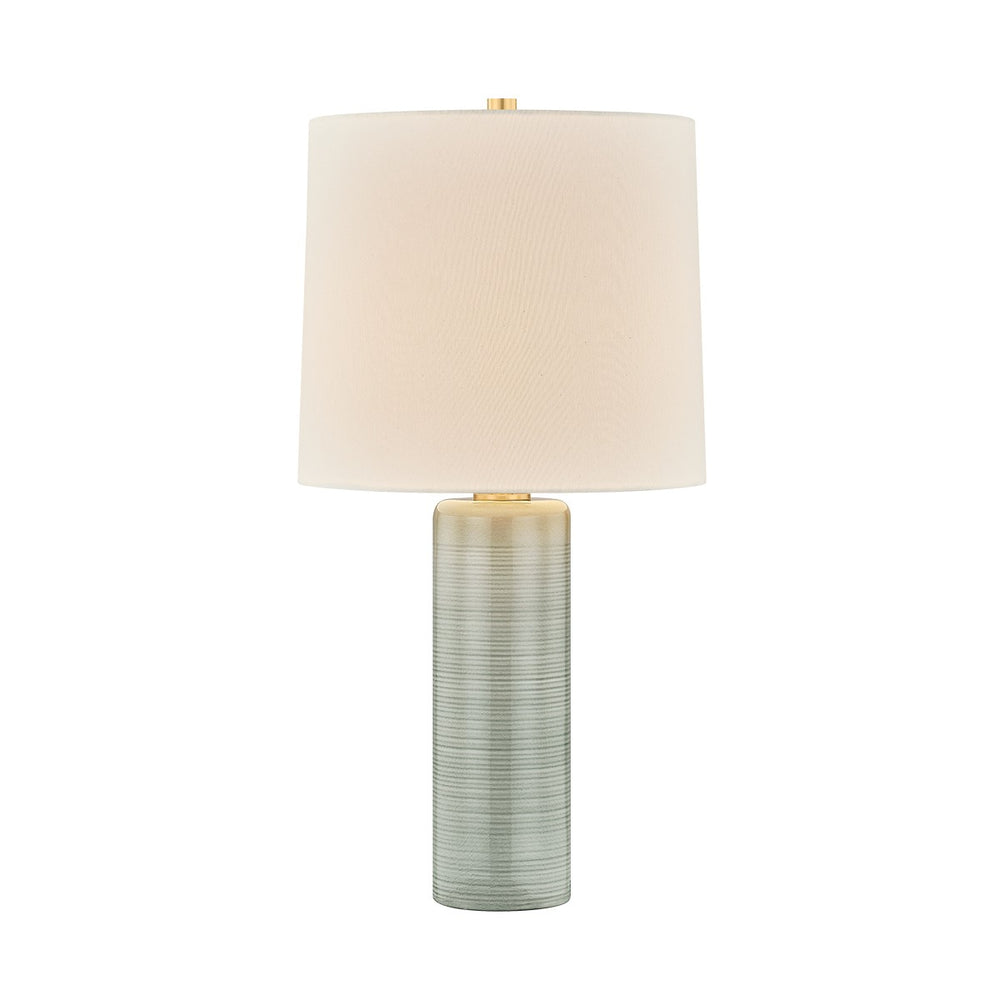 Mitzi Canada - One Light Table Lamp - Tuva - Aged Brass- Union Lighting Luminaires Decor
