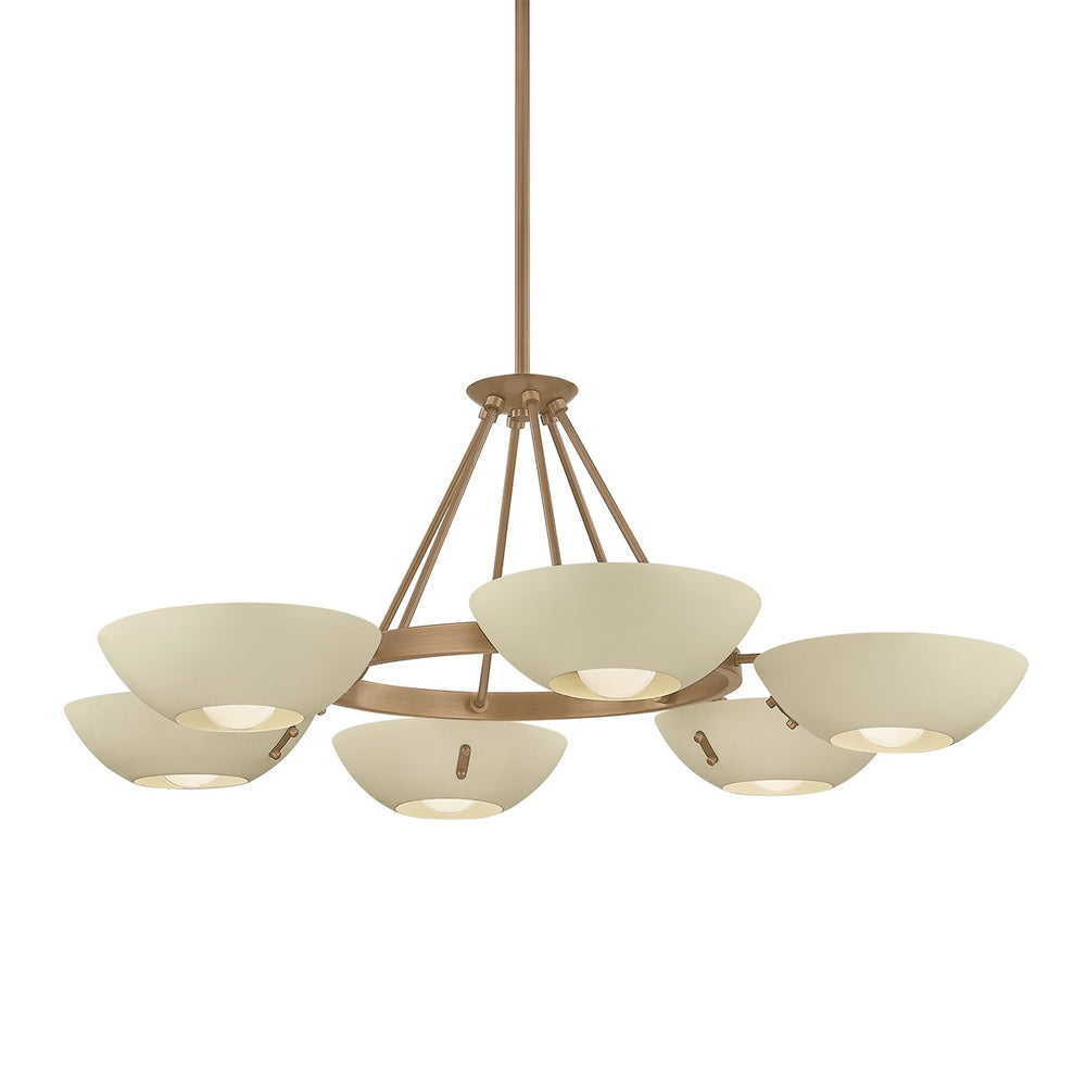 Troy Lighting Canada - Six Light Chandelier - Alturas - Patina Brass- Union Lighting Luminaires Decor