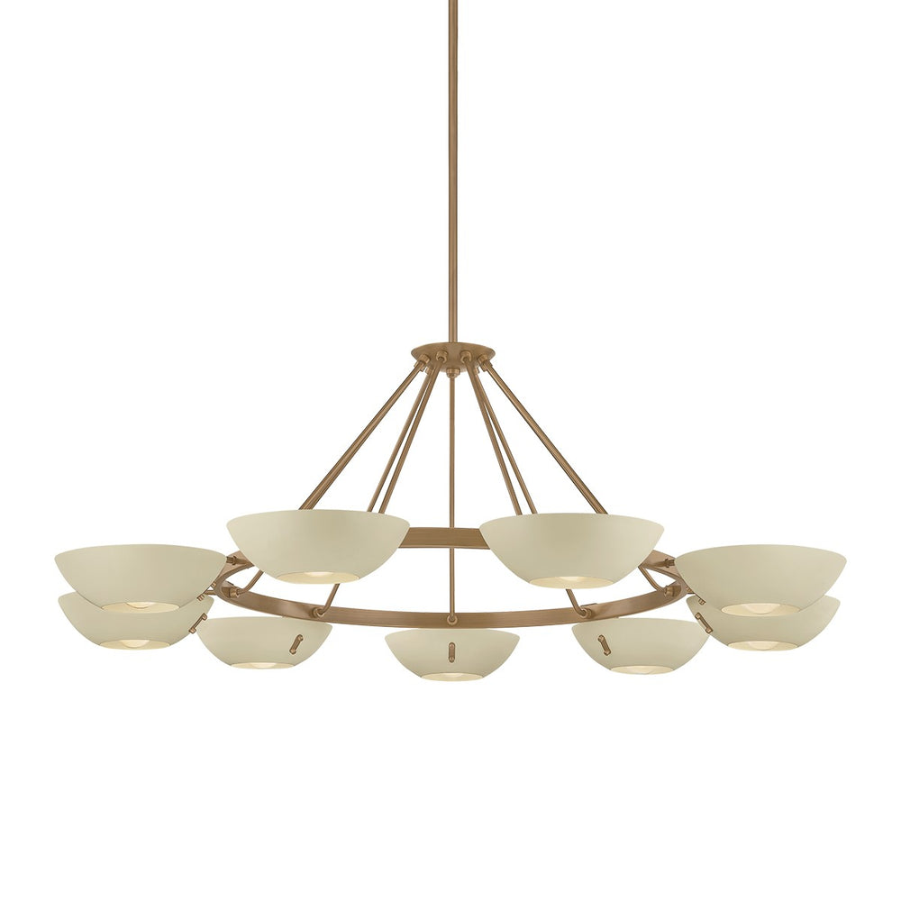 Troy Lighting Canada - Nine Light Chandelier - Alturas - Patina Brass- Union Lighting Luminaires Decor