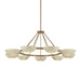 Troy Lighting Canada - Nine Light Chandelier - Alturas - Patina Brass- Union Lighting Luminaires Decor