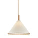 Troy Lighting Canada - One Light Pendant - Stoney - Patina Brass- Union Lighting Luminaires Decor