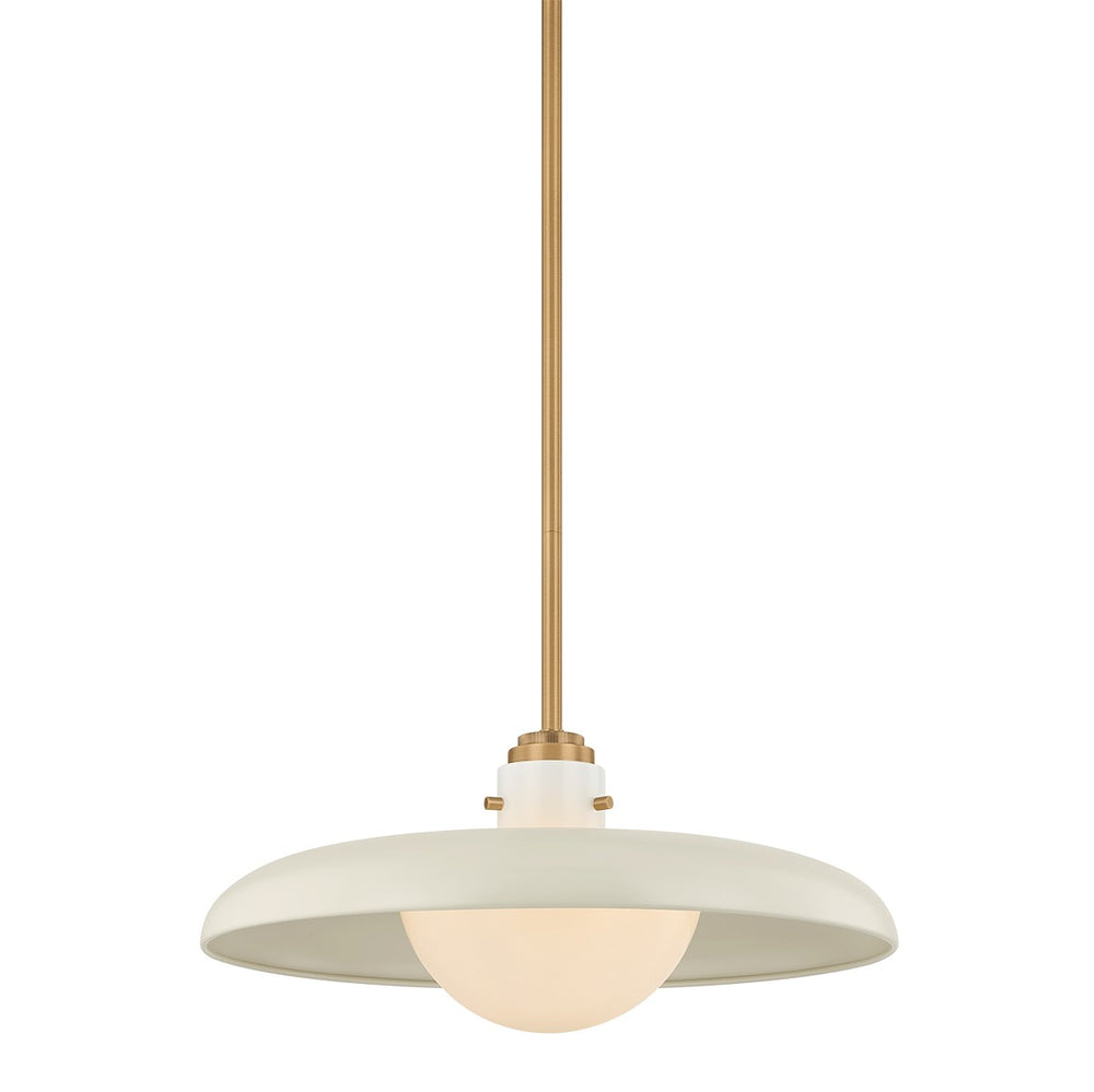 Troy Lighting Canada - One Light Pendant - Gustavo - Patina Brass- Union Lighting Luminaires Decor