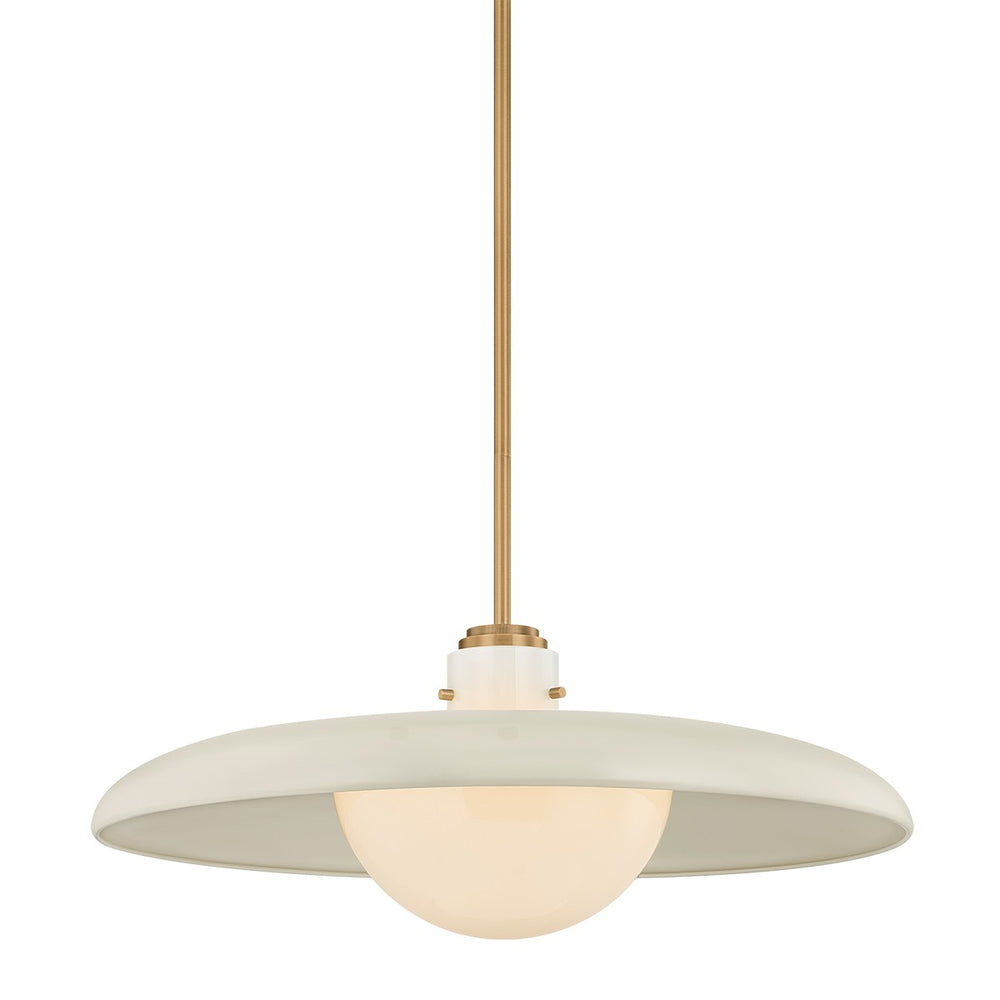 Troy Lighting Canada - One Light Pendant - Gustavo - Patina Brass- Union Lighting Luminaires Decor