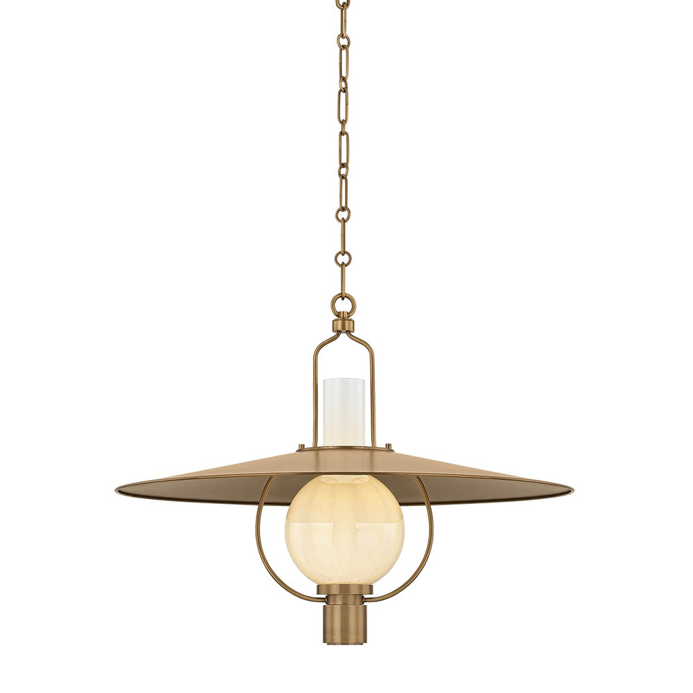 Troy Lighting Canada - One Light Lantern - Cahill - Patina Brass- Union Lighting Luminaires Decor