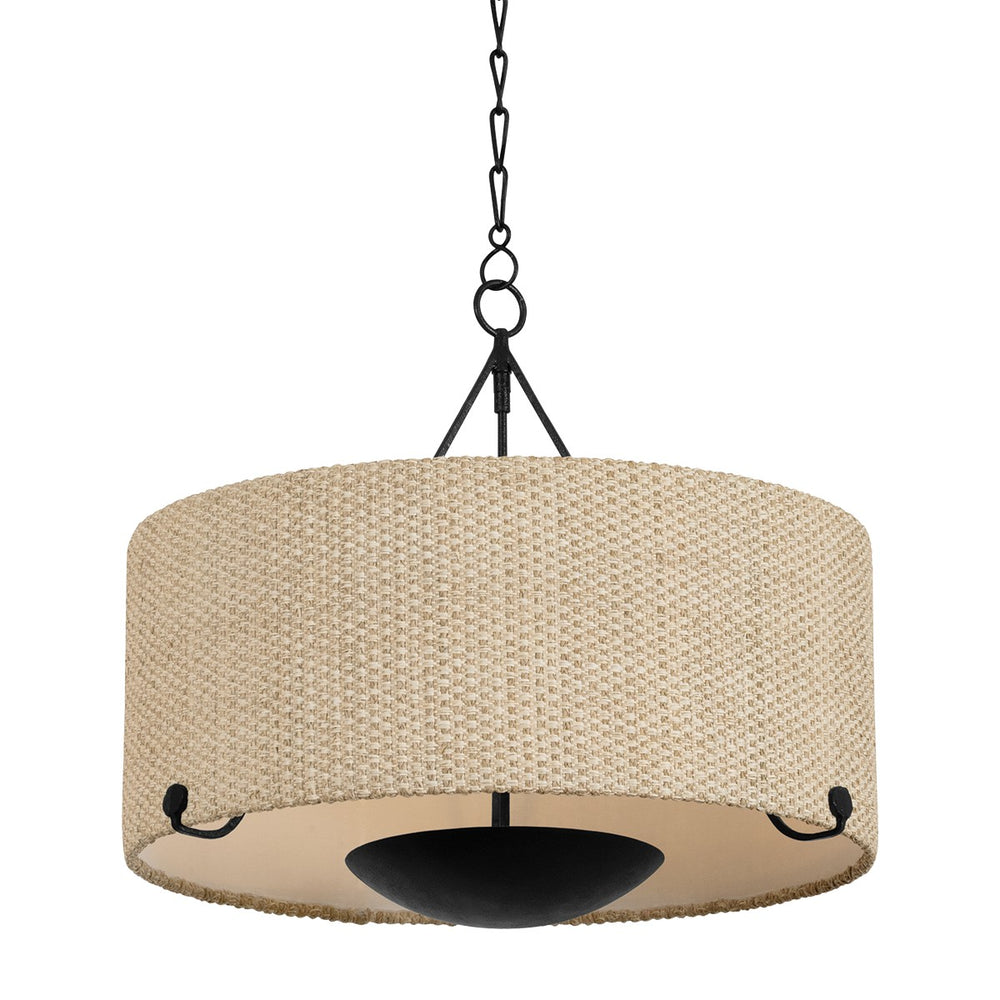 Troy Lighting Canada - Four Light Chandelier - Elias - Forged Iron- Union Lighting Luminaires Decor