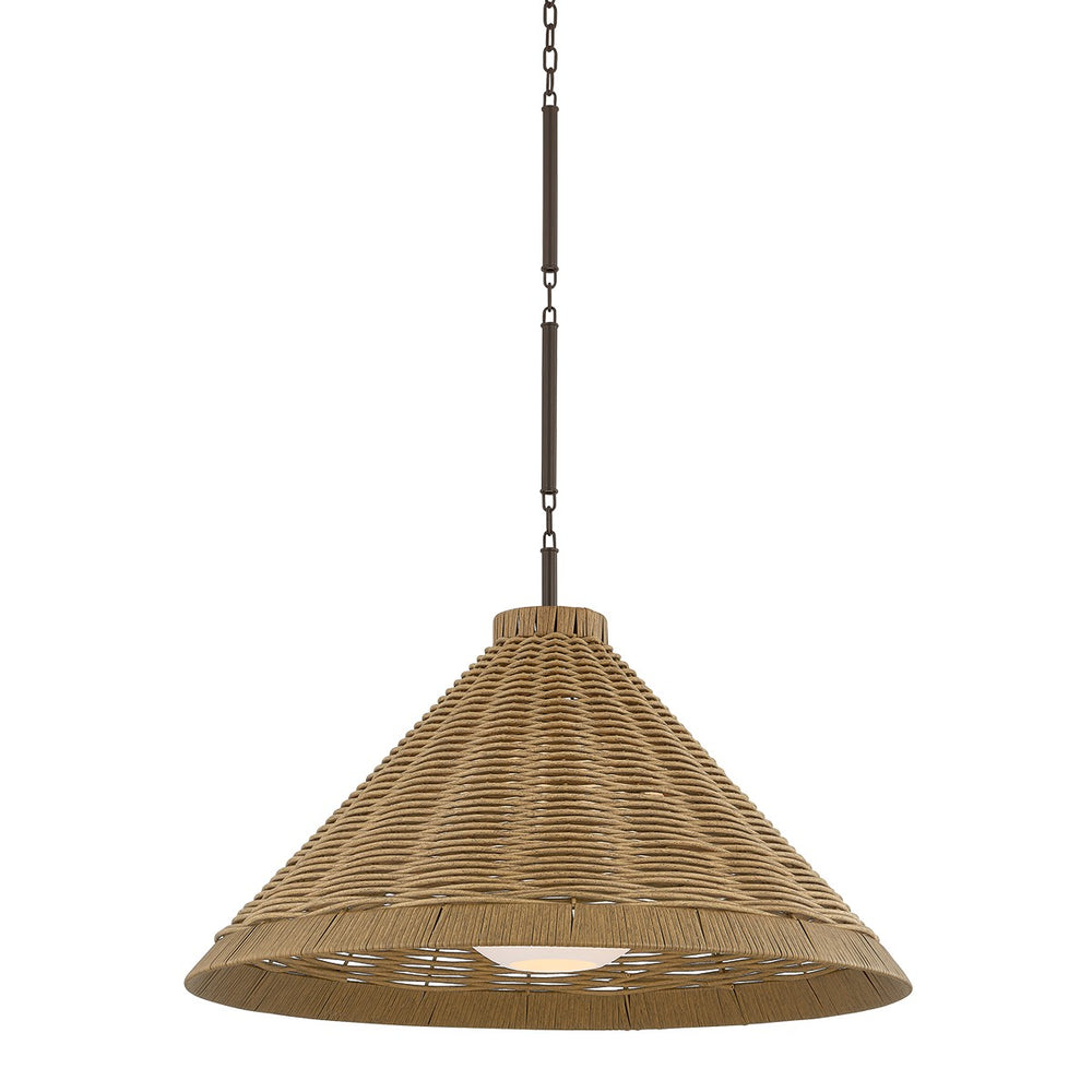 Troy Lighting Canada - One Light Pendant - Devlin - Bronze- Union Lighting Luminaires Decor