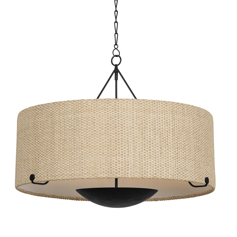 Troy Lighting Canada - Six Light Chandelier - Elias - Forged Iron- Union Lighting Luminaires Decor