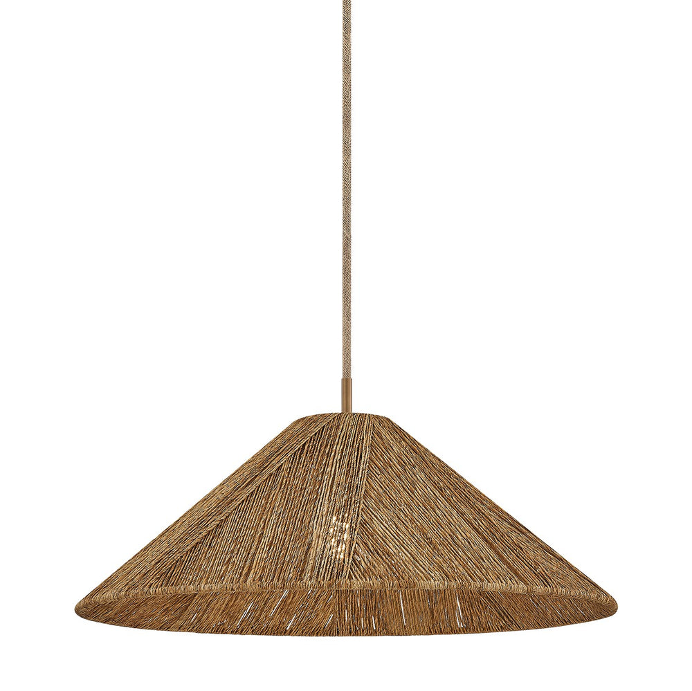 Troy Lighting Canada - One Light Pendant - Ahrens - Patina Brass- Union Lighting Luminaires Decor