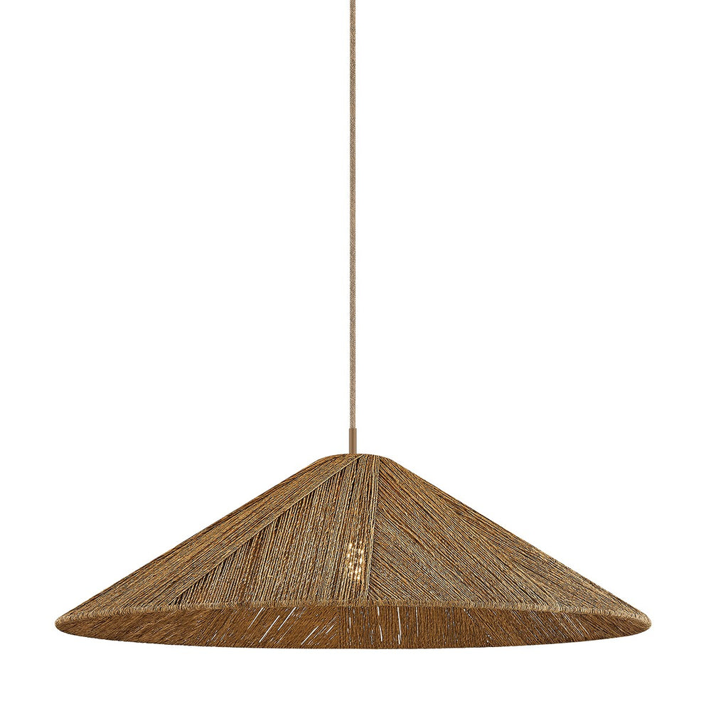 Troy Lighting Canada - One Light Pendant - Ahrens - Patina Brass- Union Lighting Luminaires Decor