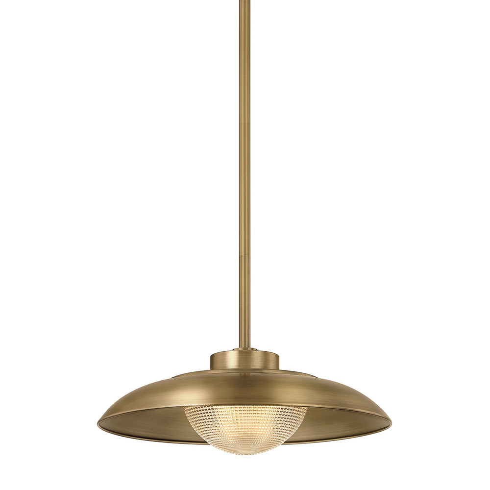 Troy Lighting Canada - One Light Pendant - Braxton - Patina Brass- Union Lighting Luminaires Decor
