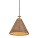 Troy Lighting Canada - One Light Pendant - Redwood - Patina Brass- Union Lighting Luminaires Decor
