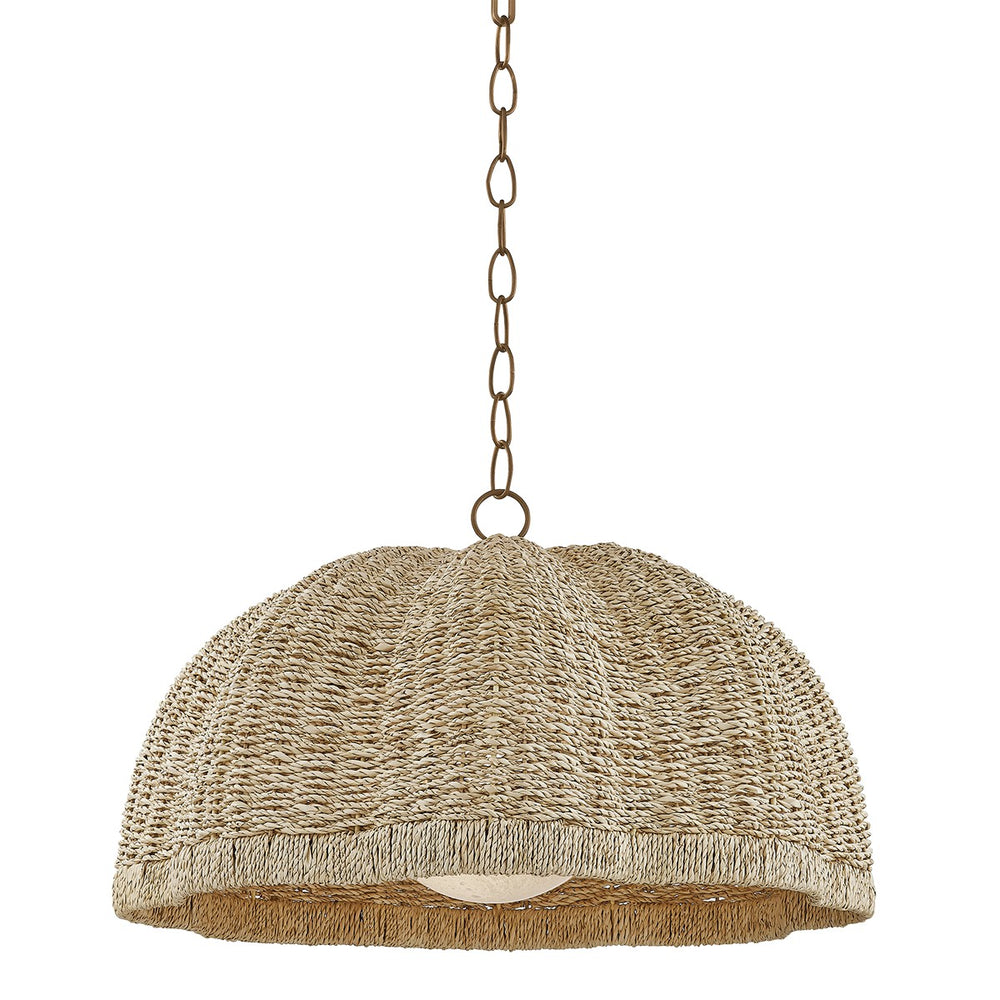 Troy Lighting Canada - One Light Pendant - Jack - Patina Brass- Union Lighting Luminaires Decor