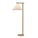 Troy Lighting Canada - One Light Floor Lamp - Stoney - Patina Brass- Union Lighting Luminaires Decor