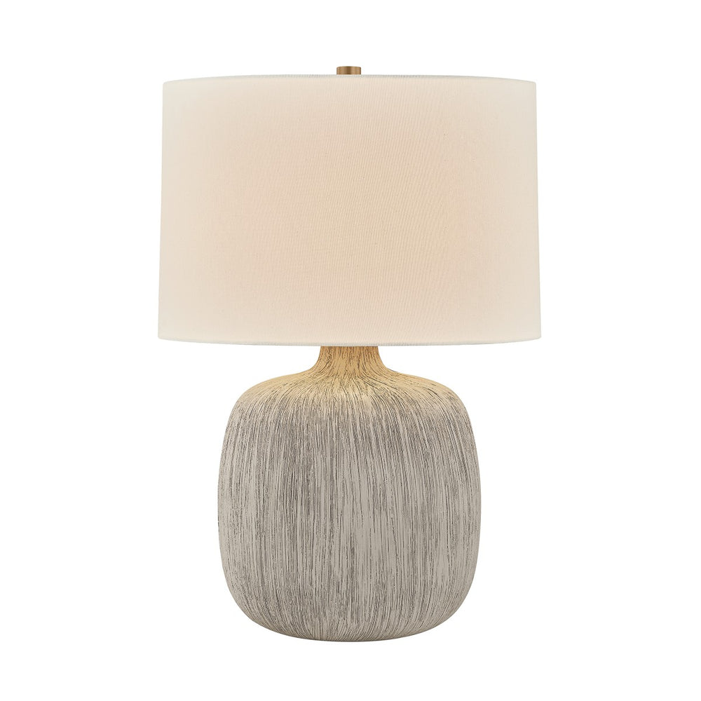 Troy Lighting Canada - One Light Table Lamp - Keagan - Patina Brass- Union Lighting Luminaires Decor