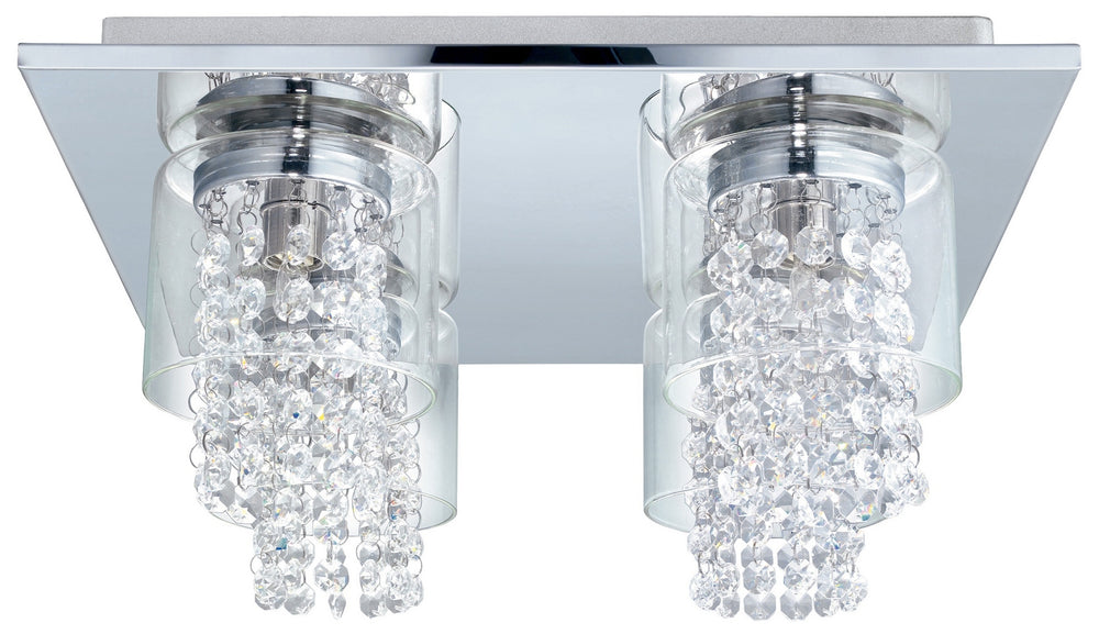 Eglo Canada - Four Light Ceiling Mount - Pianella 1 - Chrome- Union Lighting Luminaires Decor