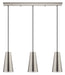 Eglo Canada - Three Light Pendant - Pratella 1 - Matte Nickel- Union Lighting Luminaires Decor