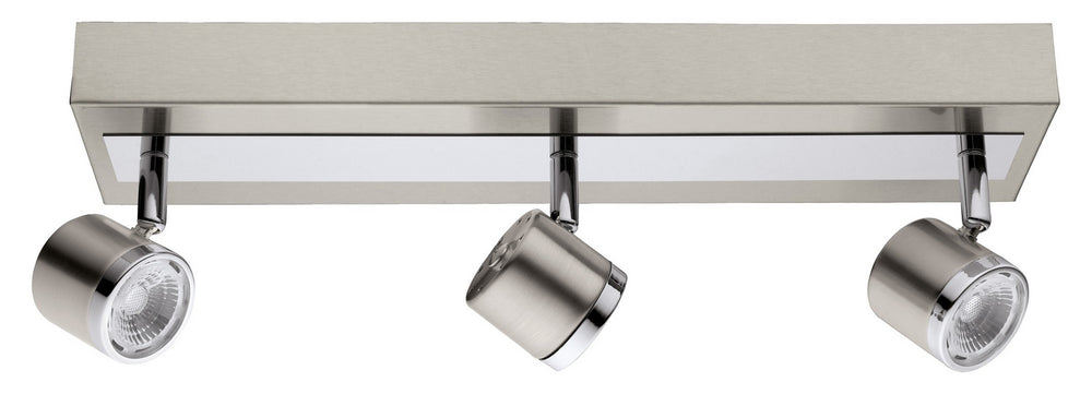 Eglo Canada - LED Fixed Track Light - Pierino - Matte Nickel & Chrome- Union Lighting Luminaires Decor