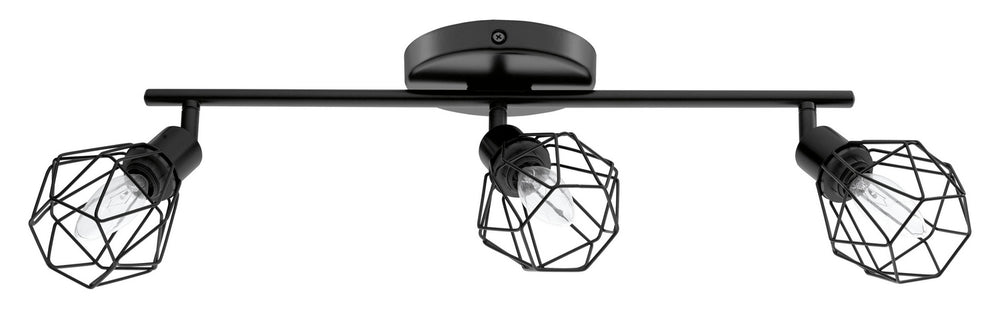 Eglo Canada - Three Light Track - Zapata - Matte Black- Union Lighting Luminaires Decor