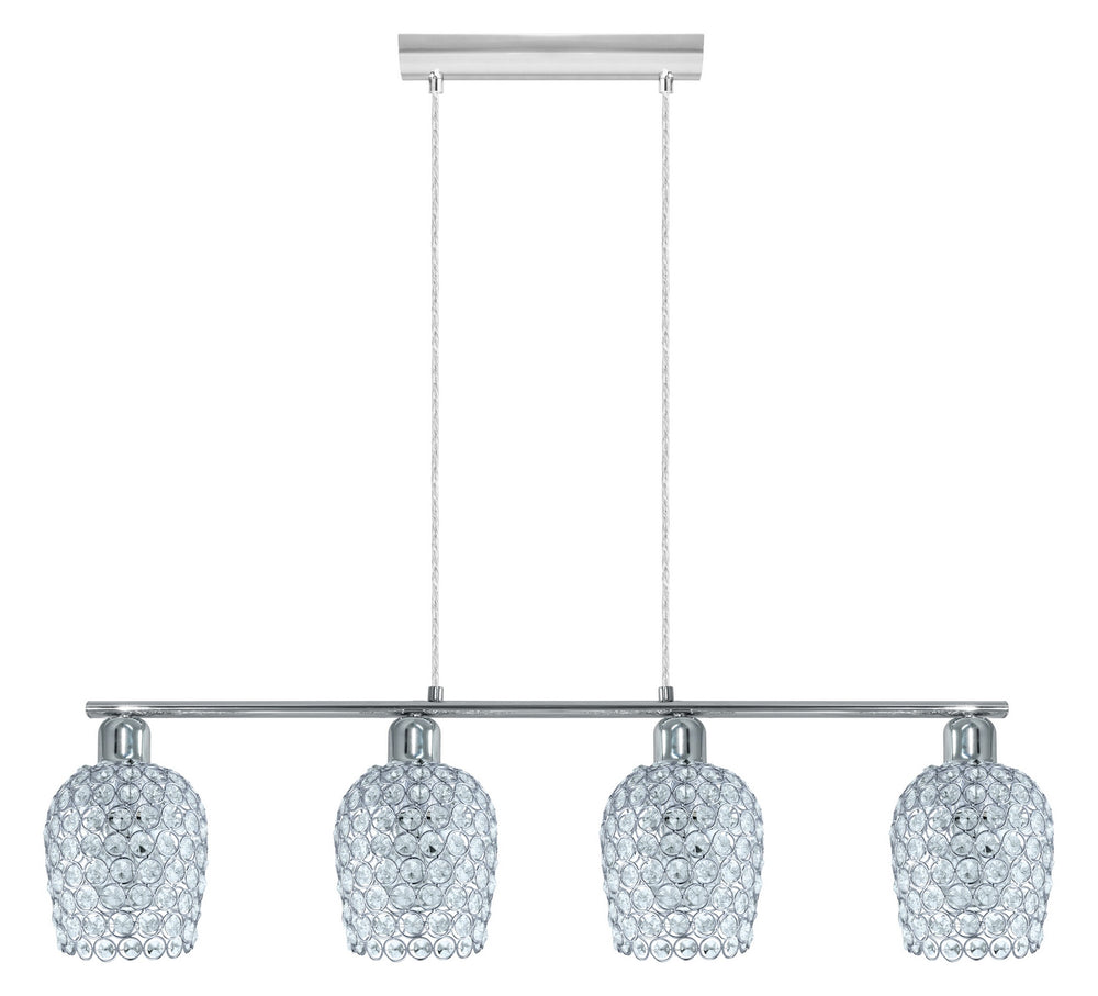 Eglo Canada - Three Light Linear Pendant - Bonares 1 - Chrome- Union Lighting Luminaires Decor