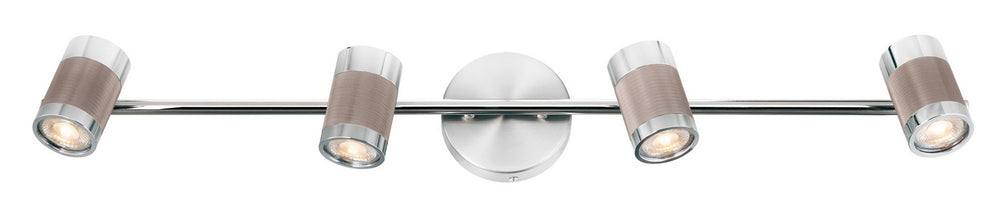 Eglo Canada - Four Light Fixed Track Light - Savannah - Chrome- Union Lighting Luminaires Decor