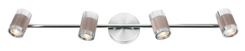 Eglo Canada - Four Light Fixed Track Light - Savannah - Chrome- Union Lighting Luminaires Decor