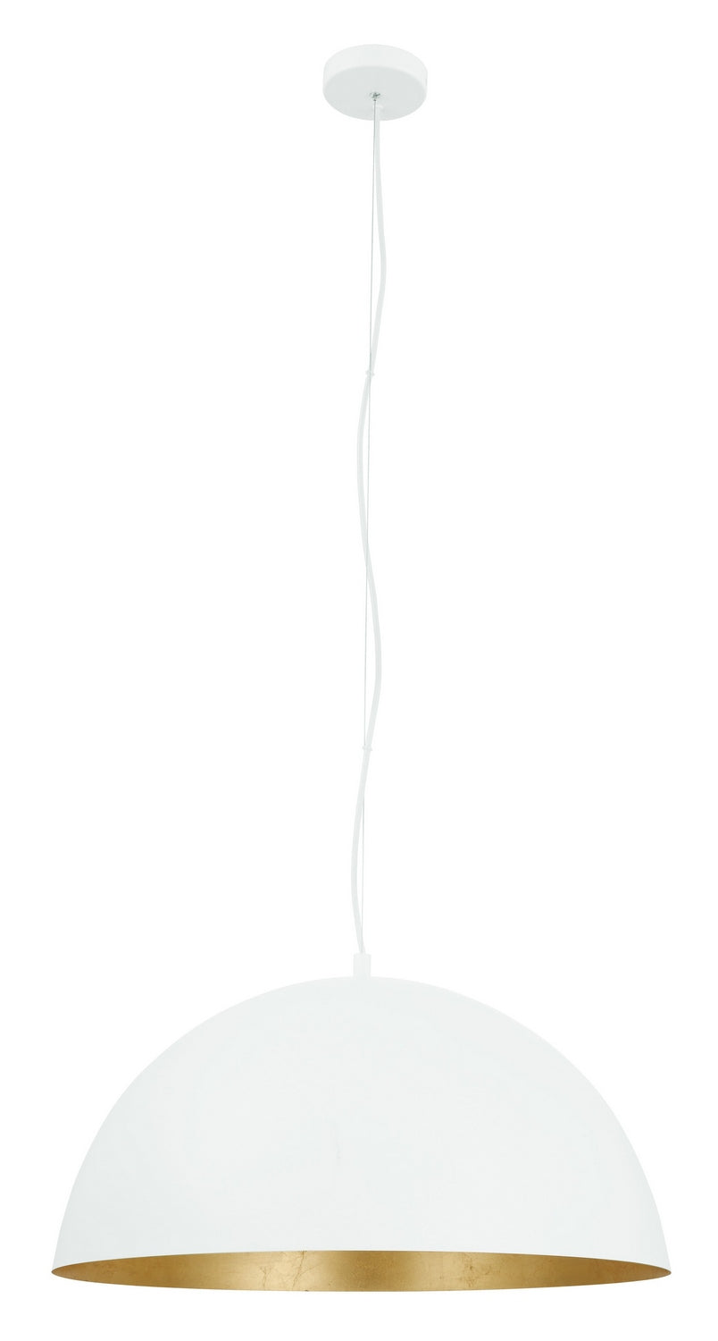 Eglo Canada - One Light Pendant - Rafaelino - White, Gold- Union Lighting Luminaires Decor