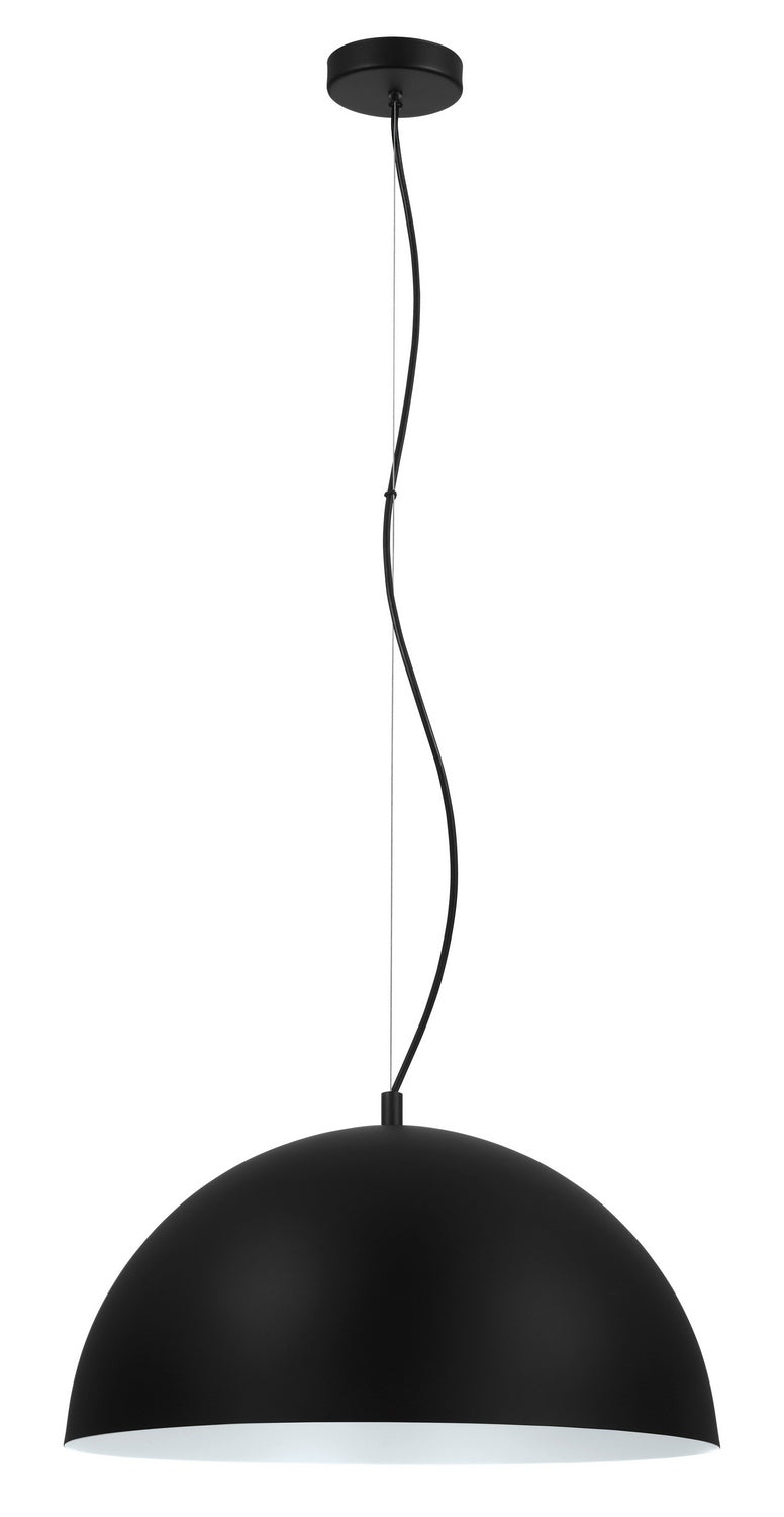 Eglo Canada - One Light Pendant - Rafaelino - Black, White- Union Lighting Luminaires Decor