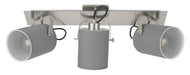 Eglo Canada - Three Light Track Light - Villabate - Matte Nickel- Union Lighting Luminaires Decor