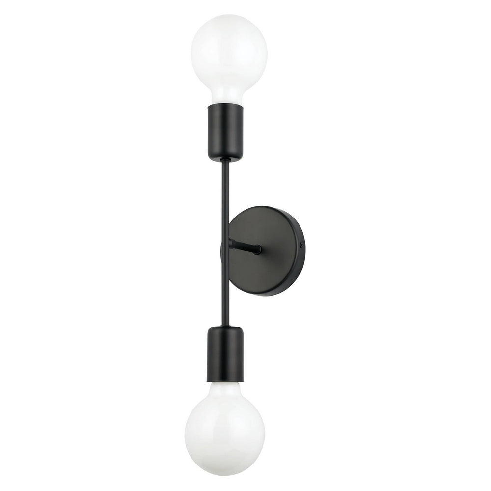 Eglo Canada - Two Light Wall Mount - Avondale - Matte Black- Union Lighting Luminaires Decor
