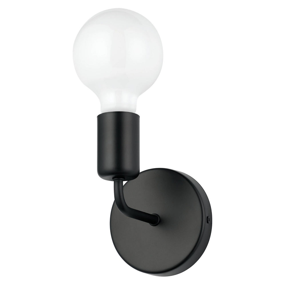 Eglo Canada - One Light Wall Sconce - Avondale - Matte Black- Union Lighting Luminaires Decor