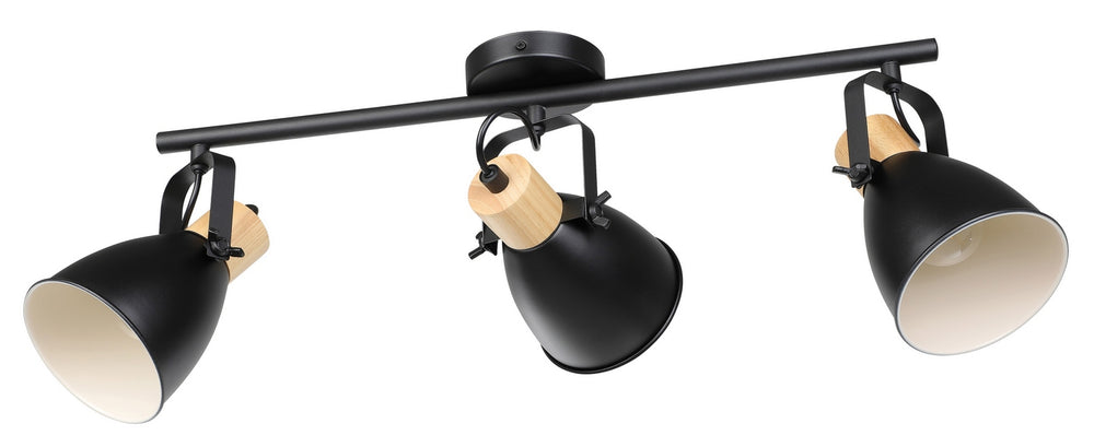 Eglo Canada - Three Light Fixed Track Light - Coswarth - Black- Union Lighting Luminaires Decor