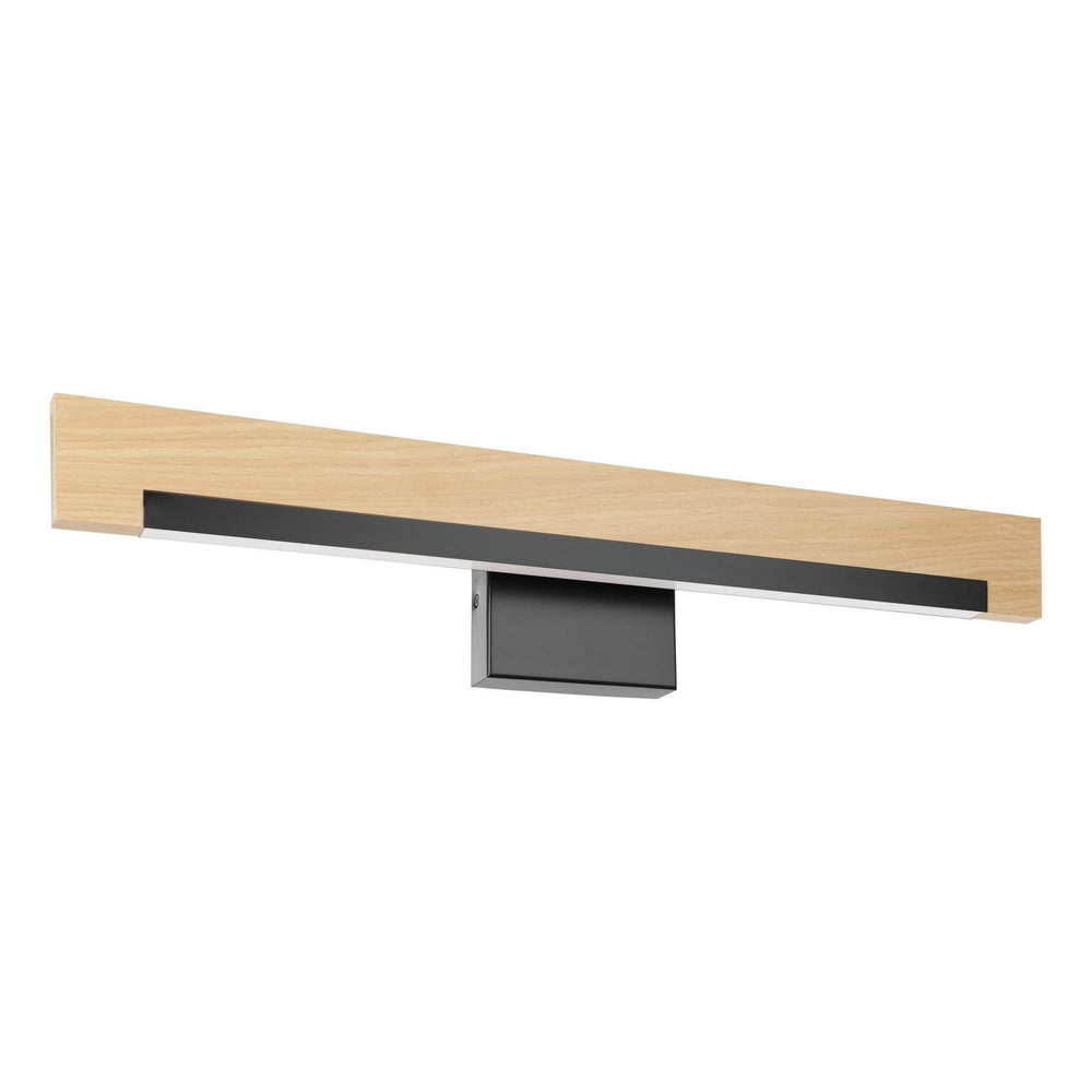 Eglo Canada - LED Bath/Vanity - Camacho - Black & Wood- Union Lighting Luminaires Decor