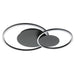 Eglo Canada - LED Ceiling Mount - Palma - Structured Black- Union Lighting Luminaires Decor