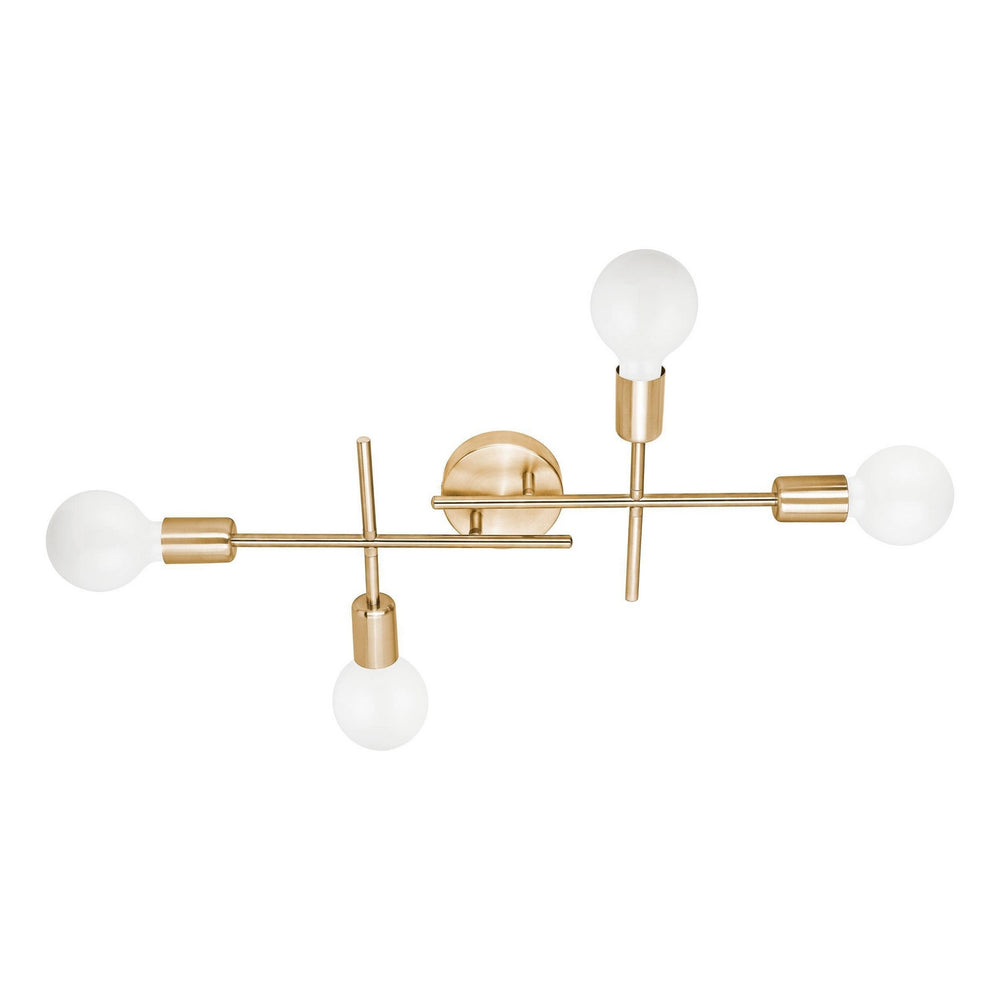 Eglo Canada - Four Light Wall/Ceiling Light - Avondale - Brushed Gold- Union Lighting Luminaires Decor