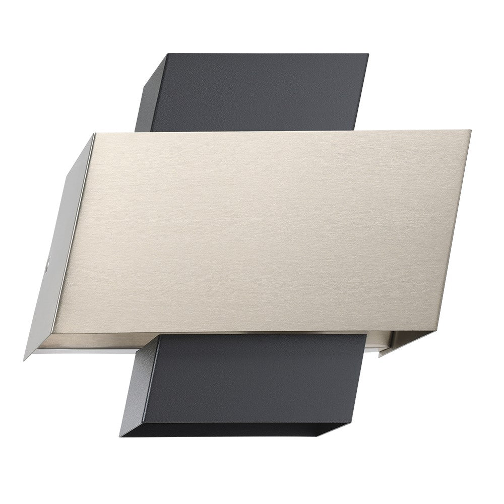 Eglo Canada - One Light Wall Sconce - Timparossa - Black And Brushed Nickel- Union Lighting Luminaires Decor