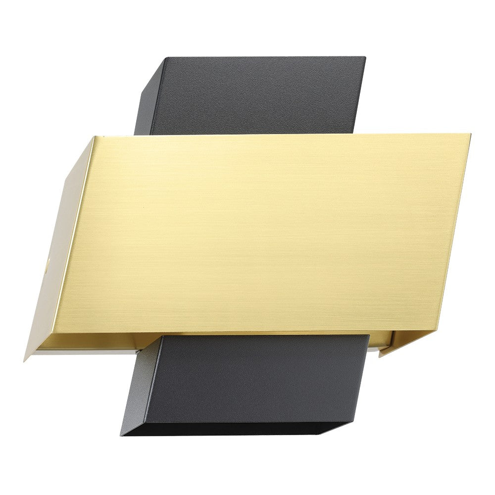 Eglo Canada - One Light Wall Sconce - Timparossa - Black And Brushed Brass- Union Lighting Luminaires Decor