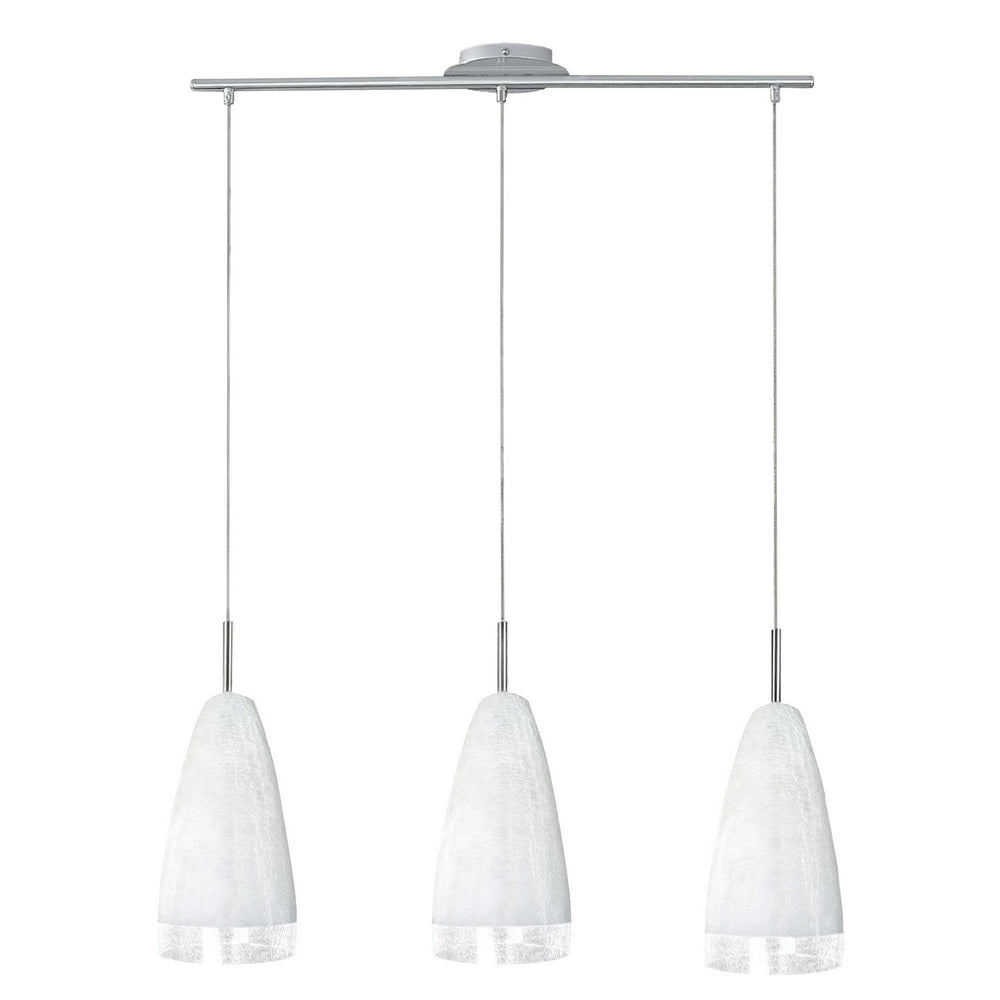 Eglo Canada - Three Light Pendant - Crash - Matte Nickel- Union Lighting Luminaires Decor