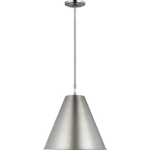 Visual Comfort Studio Canada - One Light Pendant - Gordon - Antique Brushed Nickel- Union Lighting Luminaires Decor