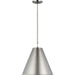 Visual Comfort Studio Canada - One Light Pendant - Gordon - Antique Brushed Nickel- Union Lighting Luminaires Decor