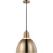 Visual Comfort Studio Canada - One Light Pendant - Huey - Satin Brass- Union Lighting Luminaires Decor